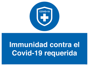 (ES)MP7036: Immunidad contra el Covid-19 requerida