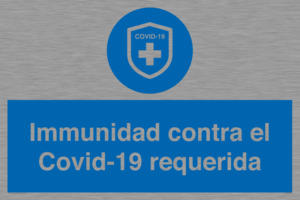 (ES)MP7036: Immunidad contra el Covid-19 requerida