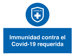 (ES)MP7036: Immunidad contra el Covid-19 requerida