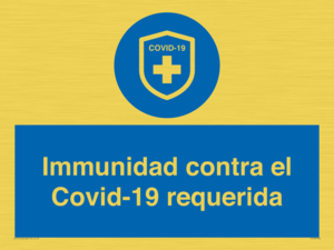 (ES)MP7036: Immunidad contra el Covid-19 requerida
