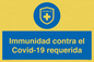 (ES)MP7036: Immunidad contra el Covid-19 requerida