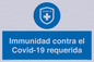 (ES)MP7036: Immunidad contra el Covid-19 requerida