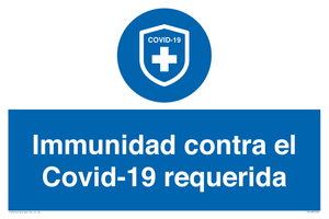 (ES)MP7036: Immunidad contra el Covid-19 requerida