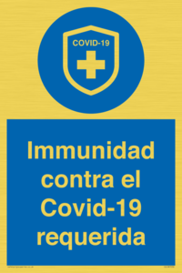 (ES)MP7036: Immunidad contra el Covid-19 requerida
