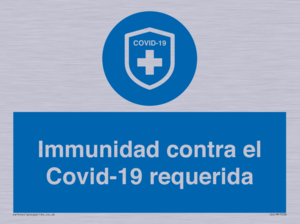 (ES)MP7036: Immunidad contra el Covid-19 requerida