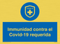 (ES)MP7036: Immunidad contra el Covid-19 requerida