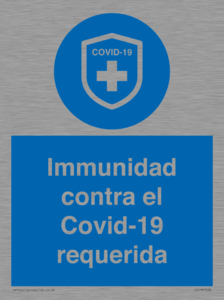 (ES)MP7036: Immunidad contra el Covid-19 requerida