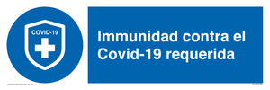 (ES)MP7036: Immunidad contra el Covid-19 requerida