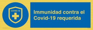 (ES)MP7036: Immunidad contra el Covid-19 requerida