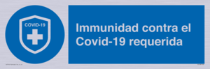 (ES)MP7036: Immunidad contra el Covid-19 requerida