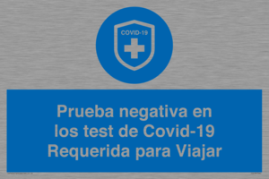 (ES)MP7040: Prueba negativa en los test de Covid-19 Requerida para Viajar