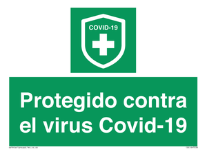 (ES)SH7038: Protegido contra el virus Covid-19