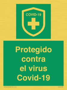 (ES)SH7038: Protegido contra el virus Covid-19