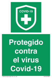 (ES)SH7038: Protegido contra el virus Covid-19