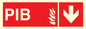 FD13060: PIB (Premises Information Box) with down arrow