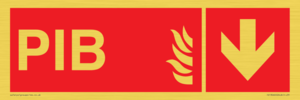 FD13060: PIB (Premises Information Box) with down arrow