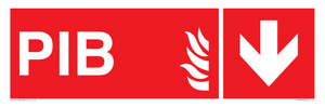 FD13060: PIB (Premises Information Box) with down arrow