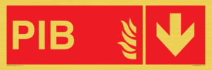 FD13060: PIB (Premises Information Box) with down arrow