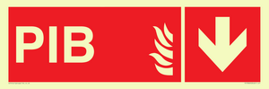 FD13060: PIB (Premises Information Box) with down arrow