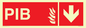 FD13060: PIB (Premises Information Box) with down arrow