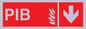 FD13060: PIB (Premises Information Box) with down arrow