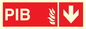 FD13060: PIB (Premises Information Box) with down arrow