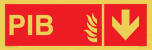 FD13060: PIB (Premises Information Box) with down arrow