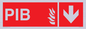 FD13060: PIB (Premises Information Box) with down arrow
