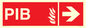 FD13068: PIB (Premises Information Box) with right arrow