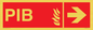 FD13068: PIB (Premises Information Box) with right arrow
