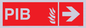 FD13068: PIB (Premises Information Box) with right arrow
