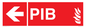 FD13070: PIB (Premises Information Box) with left arrow