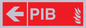 FD13070: PIB (Premises Information Box) with left arrow