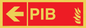 FD13070: PIB (Premises Information Box) with left arrow