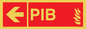 FD13070: PIB (Premises Information Box) with left arrow