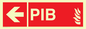FD13070: PIB (Premises Information Box) with left arrow