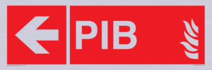 FD13070: PIB (Premises Information Box) with left arrow