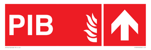 FD13072: PIB (Premises Information Box) with up arrow