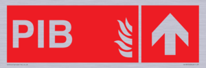 FD13072: PIB (Premises Information Box) with up arrow