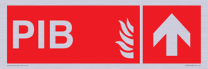 FD13072: PIB (Premises Information Box) with up arrow
