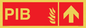 FD13072: PIB (Premises Information Box) with up arrow