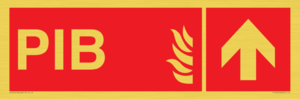 FD13072: PIB (Premises Information Box) with up arrow