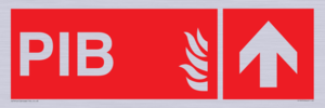 FD13072: PIB (Premises Information Box) with up arrow
