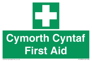 FE12896: Cymorth Cyntaf First Aid in Welsh