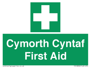 FE12896: Cymorth Cyntaf First Aid in Welsh