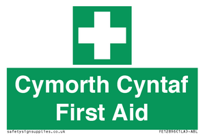 FE12896: Cymorth Cyntaf First Aid in Welsh