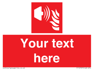 FF10797: Custom Fire: Fire alarm sounder