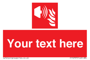 FF10797: Custom Fire: Fire alarm sounder