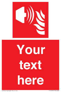 FF10797: Custom Fire: Fire alarm sounder