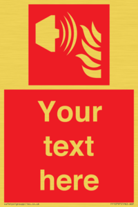 FF10797: Custom Fire: Fire alarm sounder